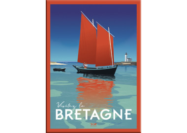 Magnet - Bretagne - Le voilier