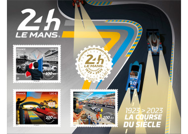 DOZ - Création des Timbres La Poste, 100 ans des 24 heures du Mans