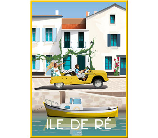 Magnet Ile de Ré - Méhari St Martin