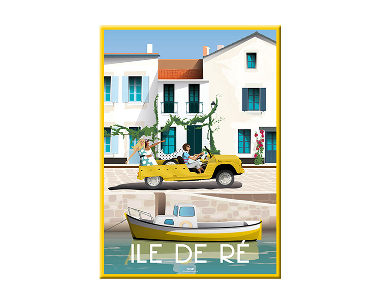 Magnet Ile de Ré - Méhari St Martin