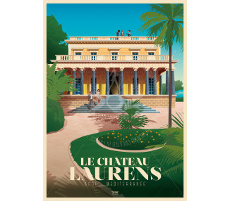 Affiche DOZ - Agde - Le Château Laurens - extérieur