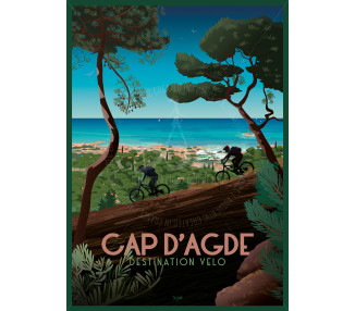 Affiche DOZ Cap d’Agde - VTT sportif