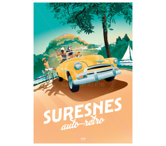 Affiche DOZ Suresnes - Auto-rétro 2023