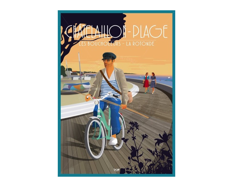 Affiche DOZ Châtelaillon-Plage Les Boucholeurs Affiche DOZ Châtelaillon-Plage Les Boucholeurs