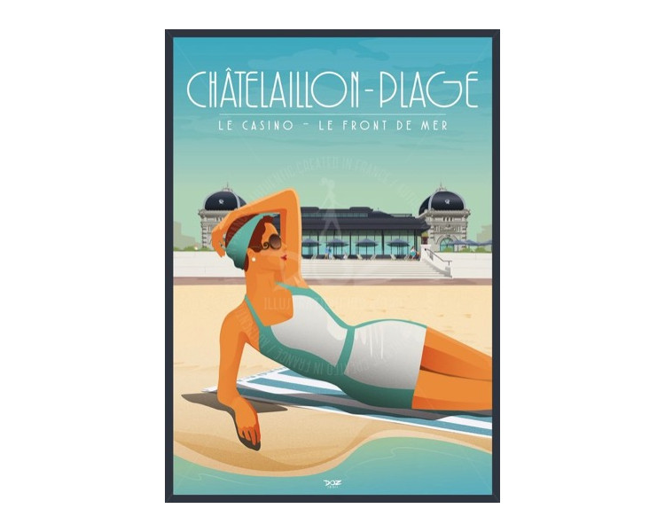 Affiche DOZ Châtelaillon plage le Casino