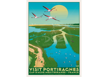 Affiche DOZ Cap d’Agde - Portiragnes