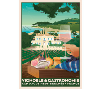 Affiche DOZ Cap d’Agde - Gastronomie