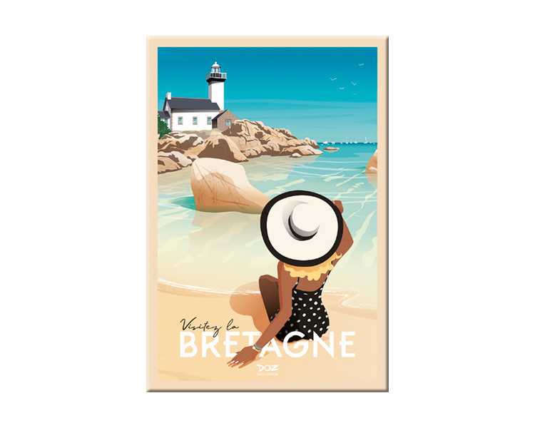 Magnet - Bretagne - Baigneuse Magnet - Bretagne - Baigneuse