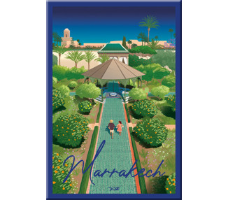 Magnet - Maroc - Jardins secrets