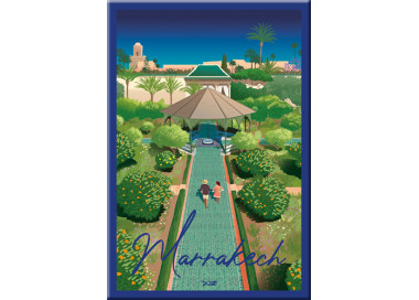 Magnet - Maroc - Jardins secrets