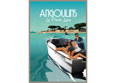 Affiche DOZ Angoulins sur mer - Le Port du Loiron