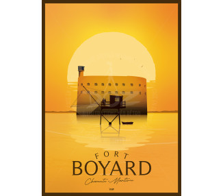 Affiche DOZ Fort Boyard - carrelet