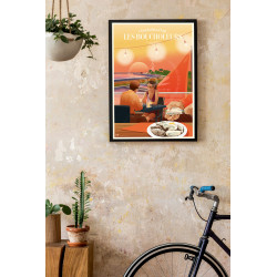 Affiche DOZ Châtelaillon-Plage Les Boucholeurs - Huîtres