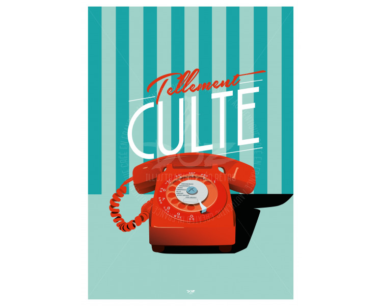 Affiche DOZ téléphone à cadran