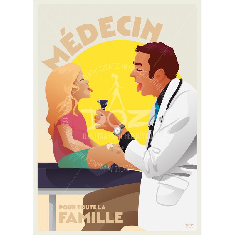 Affiche DOZ - Métier - Médecin Affiche DOZ - Métier - Médecin