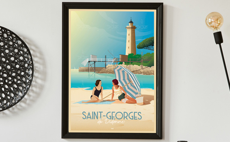 Décoration murale de haute qualité française